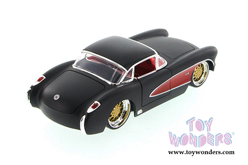 Jada Toys Bigtime Muscle - Chevy Corvette Hardtop (1957, 1/24 scale diecast model car, Asstd.) 90937YU