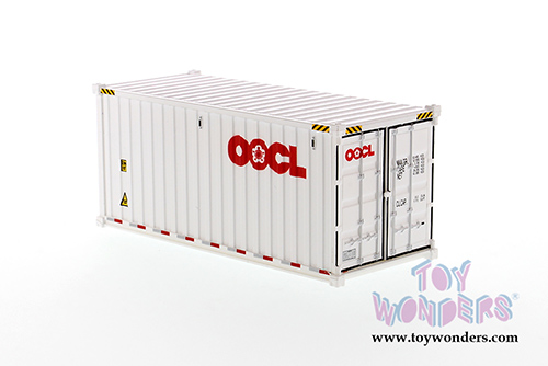Diecast Masters - 20' Dry Goods Sea Shipping Container "OOCL" - Transport Series (1/50 Plastic scale model car, White) 91025B MAP: $19.99