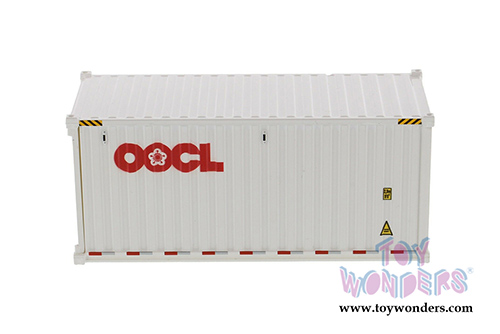 Diecast Masters - 20' Dry Goods Sea Shipping Container "OOCL" - Transport Series (1/50 Plastic scale model car, White) 91025B MAP: $19.99