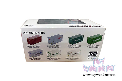 Diecast Masters - 20' Dry Goods Sea Shipping Container "OOCL" - Transport Series (1/50 Plastic scale model car, White) 91025B MAP: $19.99