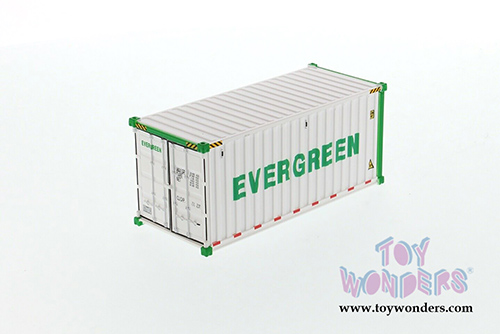 Diecast Masters - 20' Refrigerated Sea Shipping Container "Evergreen" - Transport Series (1/50 Plastic scale model car, White) 91026A MAP: $19.99