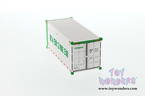 Diecast Masters - 20' Refrigerated Sea Shipping Container "Evergreen" - Transport Series (1/50 Plastic scale model car, White) 91026A MAP: $19.99