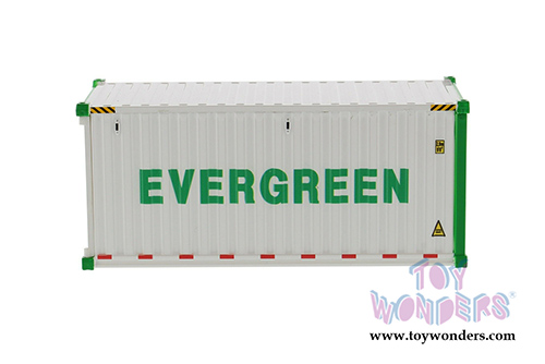 Diecast Masters - 20' Refrigerated Sea Shipping Container "Evergreen" - Transport Series (1/50 Plastic scale model car, White) 91026A MAP: $19.99