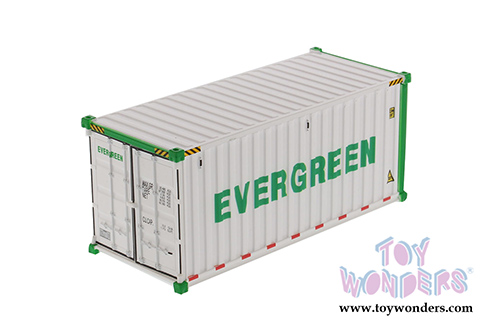 Diecast Masters - 20' Refrigerated Sea Shipping Container "Evergreen" - Transport Series (1/50 Plastic scale model car, White) 91026A MAP: $19.99