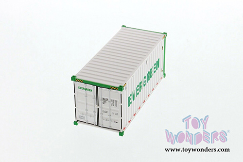 Diecast Masters - 20' Refrigerated Sea Shipping Container "Evergreen" - Transport Series (1/50 Plastic scale model car, White) 91026A MAP: $19.99