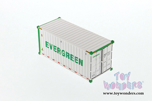 Diecast Masters - 20' Refrigerated Sea Shipping Container "Evergreen" - Transport Series (1/50 Plastic scale model car, White) 91026A MAP: $19.99