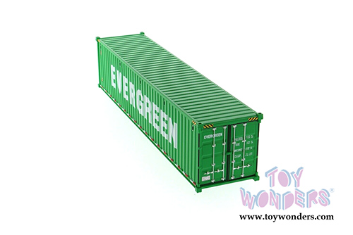 Diecast Masters - 40' Dry Goods Sea Shipping Container "Evergreen" - Transport Series (1/50 Plastic scale model car, Green) 91027D MAP: $29.99