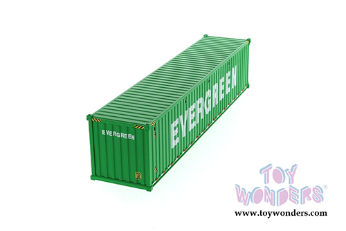 Diecast Masters - 40' Dry Goods Sea Shipping Container "Evergreen" - Transport Series (1/50 Plastic scale model car, Green) 91027D MAP: $29.99
