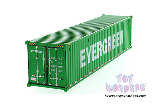 Diecast Masters - 40' Dry Goods Sea Shipping Container "Evergreen" - Transport Series (1/50 Plastic scale model car, Green) 91027D MAP: $29.99