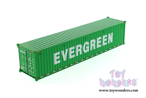 Diecast Masters - 40' Dry Goods Sea Shipping Container "Evergreen" - Transport Series (1/50 Plastic scale model car, Green) 91027D MAP: $29.99