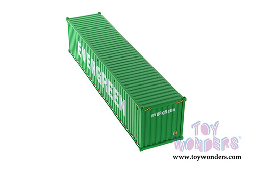 Diecast Masters - 40' Dry Goods Sea Shipping Container "Evergreen" - Transport Series (1/50 Plastic scale model car, Green) 91027D MAP: $29.99