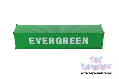 Diecast Masters - 40' Dry Goods Sea Shipping Container "Evergreen" - Transport Series (1/50 Plastic scale model car, Green) 91027D MAP: $29.99