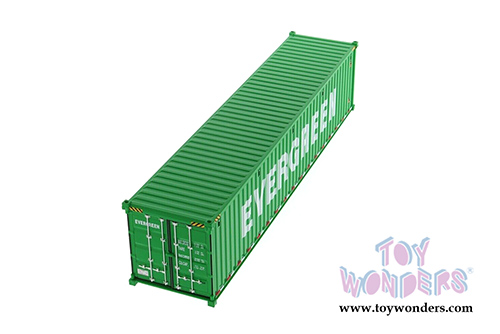 Diecast Masters - 40' Dry Goods Sea Shipping Container "Evergreen" - Transport Series (1/50 Plastic scale model car, Green) 91027D MAP: $29.99