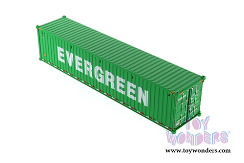 Diecast Masters - 40' Dry Goods Sea Shipping Container "Evergreen" - Transport Series (1/50 Plastic scale model car, Green) 91027D MAP: $29.99