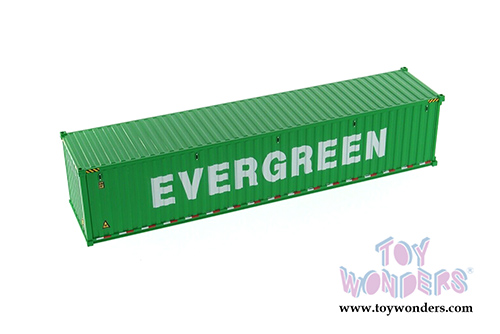 Diecast Masters - 40' Dry Goods Sea Shipping Container "Evergreen" - Transport Series (1/50 Plastic scale model car, Green) 91027D MAP: $29.99