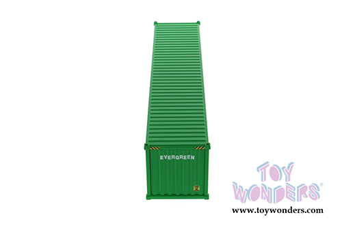 Diecast Masters - 40' Dry Goods Sea Shipping Container "Evergreen" - Transport Series (1/50 Plastic scale model car, Green) 91027D MAP: $29.99