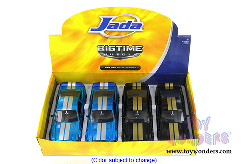Jada Toys Bigtime Muscle - Ford Shelby GT-500KR Hardtop (2008, 1/24 scale diecast model car, Asstd.) 91844XW