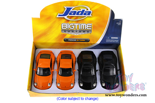 Jada Toys Bigtime Kustoms - Porsche 911 Turbo Hard Top (1/24 scale diecast model car, Asstd.) 91852UE