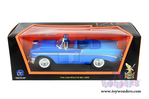 Lucky Road Signature - Chevrolet&reg; Bel Air&reg; Convertible (1956, 1/18 scale diecast model car, Blue) 92128BU