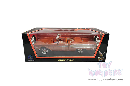 Lucky Road Signature - Edsel Citation Convertible (1958, 1/18 scale diecast model car, Brown) 92298BN