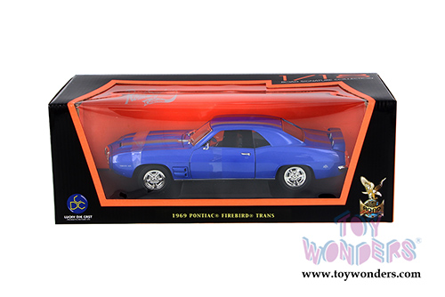 Lucky Road Signature - Pontiac Firebird Hard Top (1969, 1/18 scale diecast model car, Blue) 92368BU