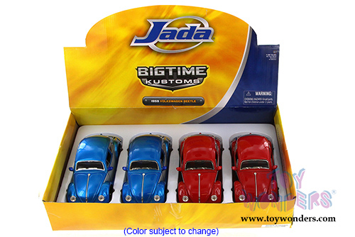 Jada Toys Bigtime Kustoms - Volkswagen Beetle Hard Top (1959, 1/24 scale diecast model car, Asstd.) 92377WS