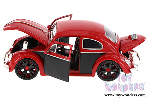 Jada Toys Bigtime Kustoms - Volkswagen Beetle Hard Top (1959, 1/24 scale diecast model car, Asstd.) 92377WS