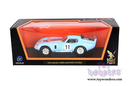 Lucky Road Signature - Shelby Cobra Daytona Coupe (1965, 1/18 scale diecast model car, Blue) 92408BU/12