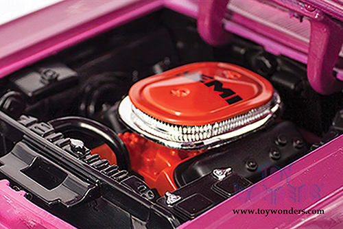 Lucky Road Signature - Dodge Coronet R/T Convertible (1970, 1/18 scale diecast model car, Purple) 92548PR