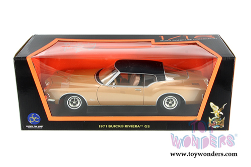 Yatming Road Signature - Buick Riviera GS Hard Top (1971, 1/18 scale diecast model car, Brown) 92558BN