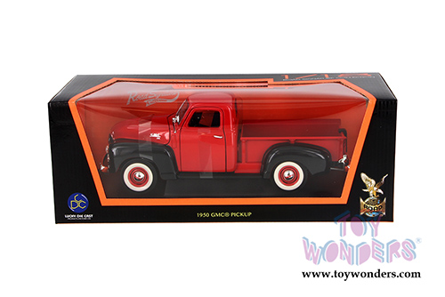 Lucky Road Signature - GMC Pick-up Truck (1950, 1/18 scale diecast model car, Red w/Black) 92648R