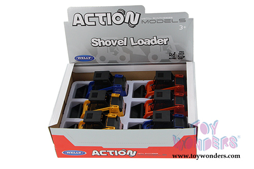 Welly - Action Shovel Loader Truck (5.5" diecast model, Asstd.) 92650/6D