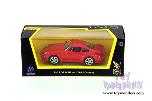 Lucky Road Signature - Porsche 911 Turbo Hardtop (1996, 1/43 scale diecast model car, Red) 94219R