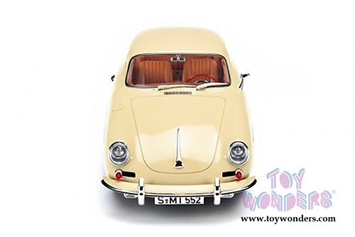 Lucky Road Signature - Porsche 356B/C Hard Top (1956, 1/43 scale diecast model car, Cream) 94220CM