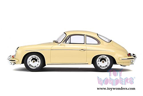 Lucky Road Signature - Porsche 356B/C Hard Top (1956, 1/43 scale diecast model car, Cream) 94220CM