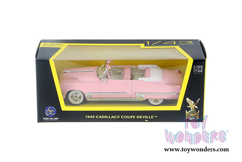 Lucky Road Signature - Cadillac Coupe de Ville Convertible (1949, 1/43 scale diecast model car, Pink) 94223PK