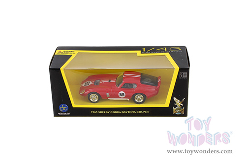 Lucky Road Signature - Shelby Cobra Daytona Coupe Hardtop #59 (1965, 1/43 scale diecast model car, Red) 94242R