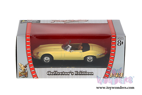 Yatming Road Signature - Jaguar E-Type Convertible (1971, 1/43 scale diecast model car, Green) 94244YL