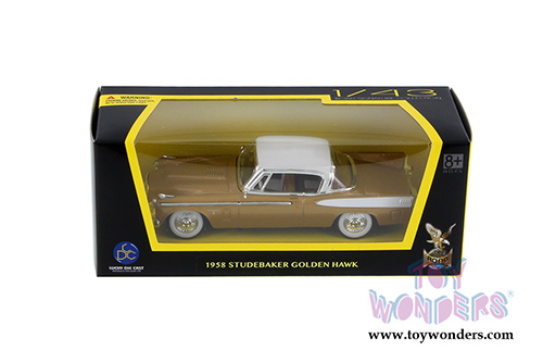 Lucky Road Signature - Studebaker Golden Hawk Hard Top (1958, 1/43 scale diecast model car, Gold) 94254G