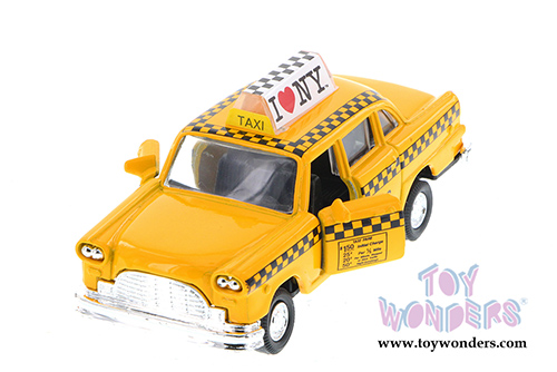 Showcasts Collectibles - I Love New York Yellow Taxi Cab (4.5") 9589D-ILNY
