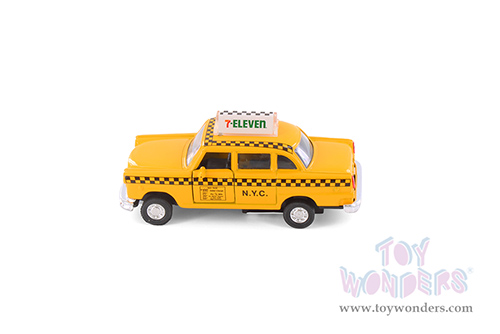 7-Eleven NYC Yellow Taxi Cab (4.5", diecast model, yellow) 9589D11