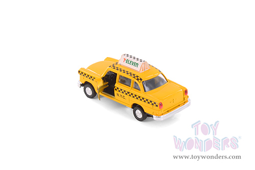 7-Eleven NYC Yellow Taxi Cab (4.5", diecast model, yellow) 9589D11