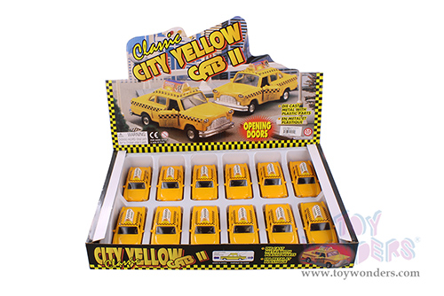 7-Eleven NYC Yellow Taxi Cab (4.5", diecast model, yellow) 9589D11