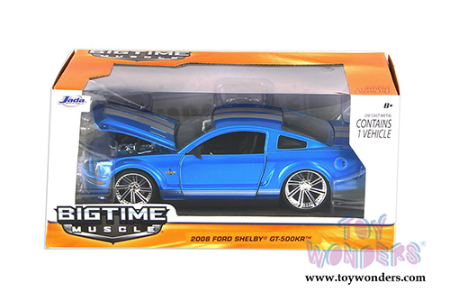 Jada Toys Bigtime Muscle - Ford Shelby GT500KR Hardtop (2008, 1/-24 scale diecast model car,  Asstd.) 96729XW