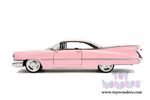 Jada Toys - Metals Die Cast | Bigtime Kustoms Cadillac&reg; Coupe Deville&trade; Hardtop (1959, 1/24 scale diecast model car, Pink) 96801WA1