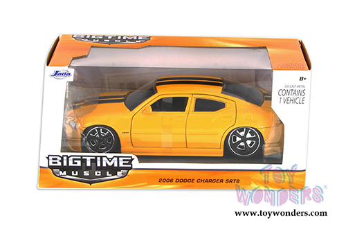 Jada Toys Bigtime Muscle - Dodge Charger SRT8 Hardtop (2006, 1/24 scale diecast model car, Asstd.) 96807YV