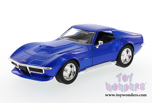 Jada Toys Bigtime Muscle - Chevy Corvette Stingray ZL1 Hardtop (1969, 1/24 scale diecast model car, Asstd.) 96887KU