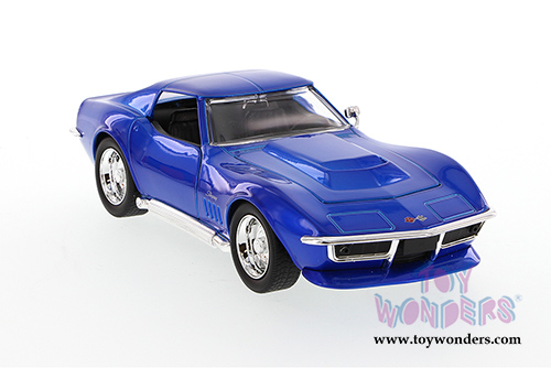 Jada Toys Bigtime Muscle - Chevy Corvette Stingray ZL1 Hardtop (1969, 1/24 scale diecast model car, Asstd.) 96887KU