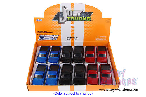 Jada Toys Just Trucks - 1972 Chevy Cheyenne Pickup (1972, 1/32 scale diecast model car, Asstd.) 97009
