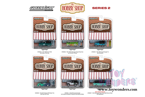 Greenlight - The Hobby Shop Series 2 (1/64 scale diecast model car, Asstd.) 97020/48
